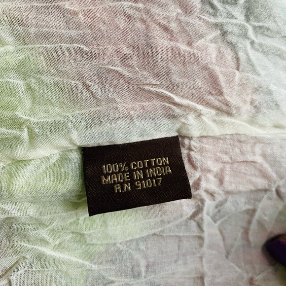 Solitaire Women Strappy Multicolor Striped Cotton Flowy Boho Tiered Maxi Dress L - Picture 9 of 9